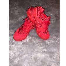 all red huaraches size chart included