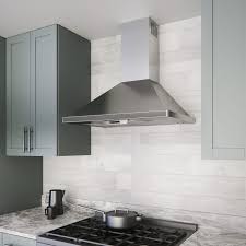 Miseno Mh00636bs Stainless Steel 240 750 Cfm 36 Inch Wide Stainless Steel Wall Mounted Range Hood With Led Lighting System And Electronic Controls Kitchen Range Hood Range Hood Stainless Steel Range
