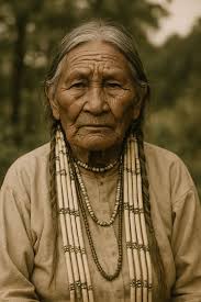 THERE WERE FEMALE WARRIORS TOO: Shown here is Moving Robe Woman, a Hunkpapa  (Sitting Bull's branch of the Sioux). INSP explains: Moving Robe Woman was  no stranger to battle. At age 17,