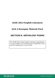 Edexcel past papers > further pure mathematics > igcse from 2011. Gcse 2013 English Literature Unit 2 Exemplar Material Edexcel
