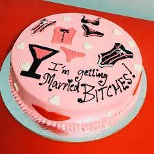It is covered in fondant. 15 Bachelorette Cake Ideas For An Uncensored Bachelorette Party Shaadisaga
