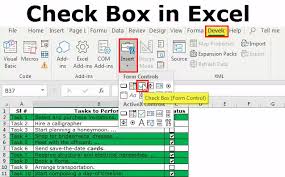 checkbox in excel how to create chart using checkbox in excel