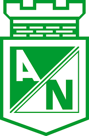 El escudo está conformado por un campo rectangular alargado verticalmente de color blanco, enmarcado por un borde verde; Atletico Nacional De Medellin Atletico Nacional Medellin Atletico Nacional Club Atletico Nacional
