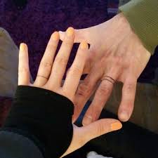3 Bands For Past Present Future Simple Wedding Band Tattoo Wedding Band Tattoo Tattoo Wedding Rings Ring Tattoos