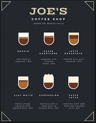 Pin By Claire Ji On Braqnd Coffee Shop Menu Coffee Shop Coffee Menu