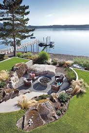 13 Stunning Lakefront Landscaping Ideas Landscaping Expert Tips Lake Landscaping Outdoor Outdoor Fire