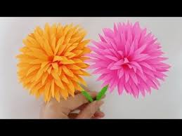 Giant paper flower bouquet centerpiece ~ giant paper flower bouquets are a perfect centerpiece ideas for every occasion, and they're so simple to 12. How To Make Beautiful Stick Flower Making Step By Step Paper Craft Ideas Jarine S Crafty Creation Youtube Paper Flowers Easy Paper Flowers Diy Handmade