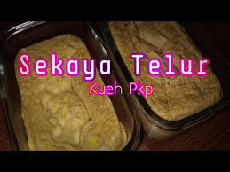 Masak gula melaka dan gula perang bersama 60ml air. Resepi Kueh Sekaya Telur Youtube
