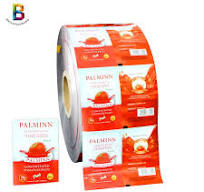 Plastic Film Roll Safety Plastic Spicy Sauce Seasoning Food Packaging Film  Roll for Sachets Spices Powder Bags