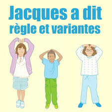 Jacques A Dit Regle Du Jeu Et Variantes Jeux Collectifs Maternelle Jacques A Dit Jeux Recreation