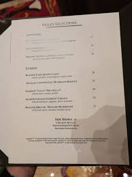 Wynn and encore room service menu. Sw Steakhouse At The Wynn In Las Vegas Vegan Menu As Of Sept 2013 Menu Restaurant Gardein Vegan Restaurants