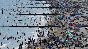 Dorset police said there were reports of gridlocked roads,. Coronavirus Volunteers To Help With Bournemouth Beach Patrols Bbc News