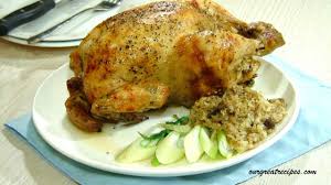 This is a great easy recipe that our family loves. Roasted Chicken With Rice Stuffing Youtube