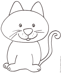 Coloriage animaux mignon à imprimer 97. Imprimer Le Coloriage Du Chat Tout Mignon Tete A Modeler