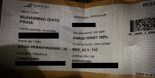 Yang harus kamu beli di papaya supermarket; Tiket Kereta Api Musafir Kehidupan