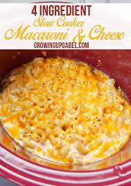 4 Ingredient Slow Cooker Mac And Cheese Recipe Easy Slow Cooker Recipes Recipes Slow Cooker Recipes