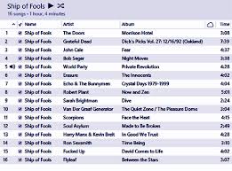 sixteen songs about a ship of fools