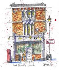 East Dulwich London C Breen 2020 In 2020 Urban Sketching City Sketch Children Illustration
