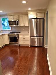 Check spelling or type a new query. After Pictures West Orange Mayfair Kitchen With Ivory Cabinetry Dark Hardwood Floors Stainless Steel Appliances Austin Fanning General Contractors