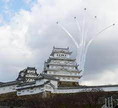 姫路上空にブルーインパルス 26日姫路城式典のための試験飛行で the page yahoo ニュース 姫路城 城 日本絶景