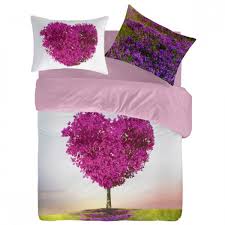 Parure sacco copripiumino letto matrimoniale, due piazze. Lenzuola Matrimoniali Rosa