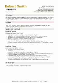 A scholarship cv template that will get you the money. Football Player Resume Samples Qwikresume