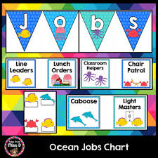 under the sea jobs chart by tales from miss d teachers pay