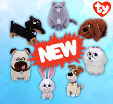 You Can Find All The Secret Life Of Pets Beanies Through Our Online Store Now Secret Life Of Pets Baby Plush Kids Beanies