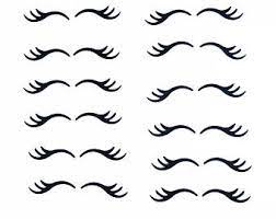Image result for free unicorn eyelashes template i like it. Unicorn Eyes Etsy
