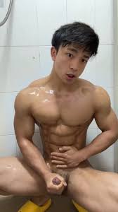 Get up close with alluring Chinese male flesh - undiluted arousal on display