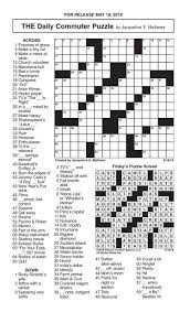 Everyday a new cryptic crossword puzzle. Crosswords May 18 2019 Crosswords Redandblack Com