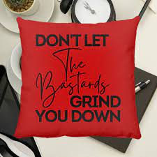Don't Let the Bastards Grind You Down Feminist Throw - Etsy