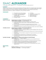 Best Training And Development Manager Resume Example Livecareer