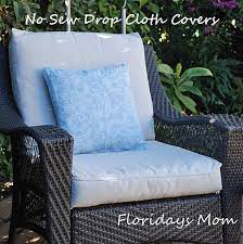 Decorating With Fabric The Budget Decorator Diy Patio Cushions Outdoor Cushion Covers Diy Outdoor Cushions