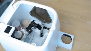 Pawbot Is A Wet Food Feeder That Opens And Serves Canned Food To Your Dogs Or Cats 18 Cans Capacity Coolest Robot On T Canned Cat Food Cat Feeder Food Feeder