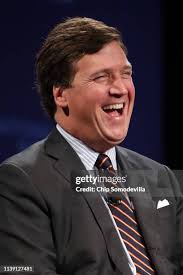 Michael Brendan Dougherty and Fox News host Tucker Carlson discuss... News  Photo