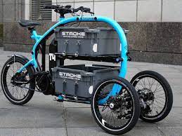 自転車でも 見せる収納 高さ を活かしたカーゴバイク stroke えん乗り カーゴバイク 自転車 自転車のデザイン