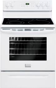 Unlock a frigidaire oven door by pressing the clear/off button until the lock feature disengages, allowing the door to be opened. Frigidaire Fgef3030pw 30 Inch Freestanding Electric Range With Quick Preheat Storage Drawer Self Clean Keep Warm Zone Even Baking Technology Auto Shut Off 5 4 Cu Ft Capacity And 5 Radiant Heating Elements White