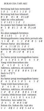 Download mp3 kuharus pergi meninggalkan kamu dan video mp4 gratis. Not Angka Pianika Lagu Judika Bukan Dia Tapi Aku