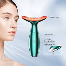 Amazon.com: Neck Face Massager, 3-in-1 Portable Facial Massager (Green) :  Beauty & Personal Care