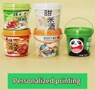 1L Food Grade Customized Plastic Bucket Liquid Milk Package With Highly  Sealed Lid