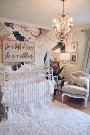 Not to fret, we've rounded up some beautiful baby room decor ideas to fit any theme you have in mind! Floral Wallpaper Nursery A Vintage Inspired Nursery The Pink Dream