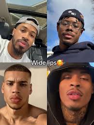 Black Man with Massive Bottom Lip