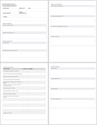 A sample questionnaire outline is shown. Free Project Post Mortem Templates Smartsheet