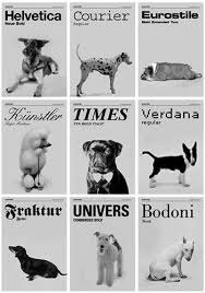 Dog Font Type Chart Classic Fonts Cool Fonts Typography