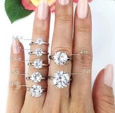 3 Carat Diamond Ring How Big It Is Shapes Price Rock