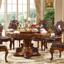 Traditional or formal dining sets generally consist of a large table with chairs. European American Round Table Villa Home Dining Table With Turntable Double Dining Table Buy Dining Table Dining Table Set Round Table Dining Set Product On Alibaba Com