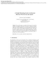 I looked forward to utilizing the free freight broker training kit also features information on both sides of the industry, the motor. Pdf A Freight Brokering System Architecture Based On Web Services And Agents