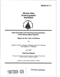 pdf tidal circulation and flushing characteristics of the