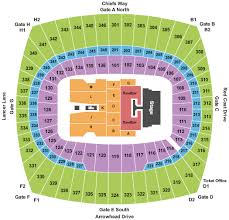 arrowhead stadium seating charts rows seat numbers and